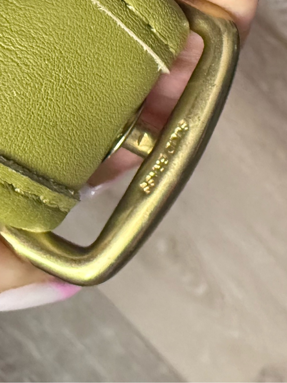 Coach Vintage 9988 Saddle Crescent Shoulder Bag Pistachio Green Ergo Leather - Picture 8 of 9